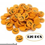Halloween Erasers Pack Of 120 Pencil Erasers Holiday Gift Mini Novelty Party Favor Prize Reward  B07LC1DRRK